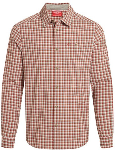 Craghoppers - NosiLife Nuoro Check Long Sleeved Shirt - Hemd Gr L braun