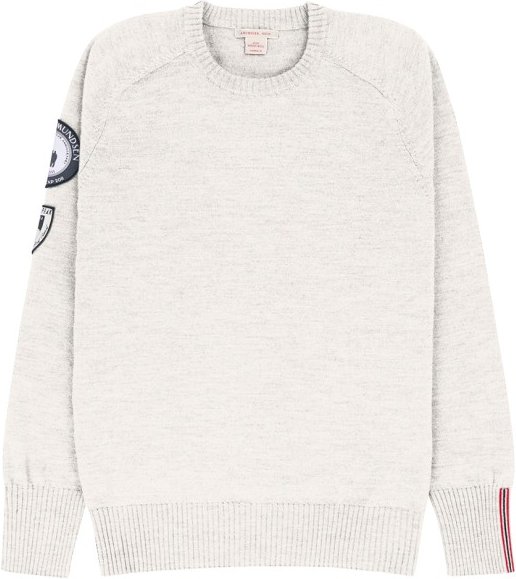 Amundsen Sports - Women's Amundsen Peak Crew Neck - Merinopullover Gr L weiß