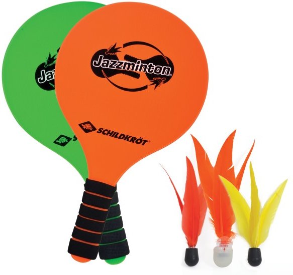 Schildkröt Fun Sports - Jazzminton Set - Strandspielzeug Gr One Size orange/grün