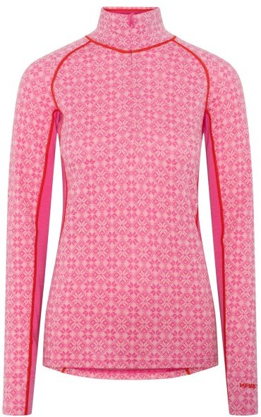 Thumbnail - Kari Traa - Women's Rose Light Half Zip - Merinounterwäsche Gr M rosa