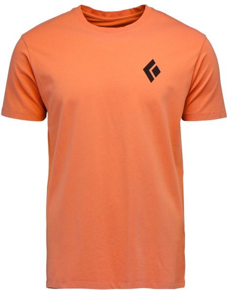 Black Diamond - S/S Equipment For Alpinist Tee - T-Shirt Gr M orange