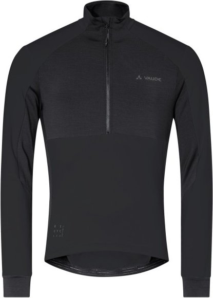 Vaude - Kuro Halfzip L/S Tricot - Radtrikot Gr M schwarz