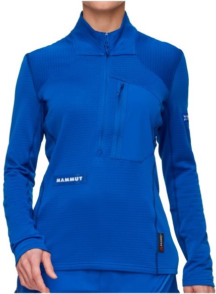 Thumbnail - Mammut - Women's Eiger Nordwand Advanced FL Half Zip Pull - Fleecepullover Gr M blau