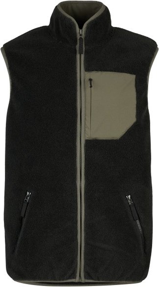 Stoic - MerinoHighPile357 VallsboSt. Vest - Fleeceweste Gr XL schwarz