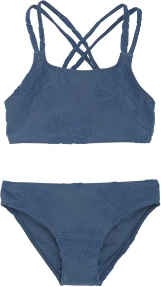 Color Kids - Kid's Bikini with Structure - Bikini Gr 104 blau