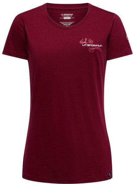La Sportiva - Women's Climb Flower T-Shirt - T-Shirt Gr L rot