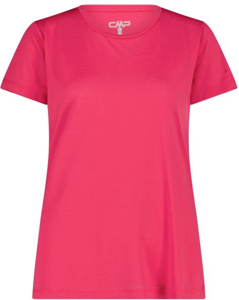 CMP - Women's Jacquard S/S T-Shirt - Funktionsshirt Gr 36 rosa