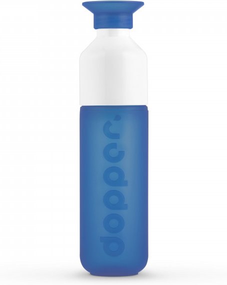 Dopper - Dopper Original - Trinkflasche Gr 450 ml blau/weiß
