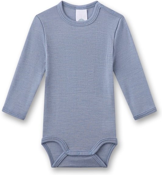 Sanetta - Kid's Wool Body L/S - Merinounterwäsche Gr 56/62 grau