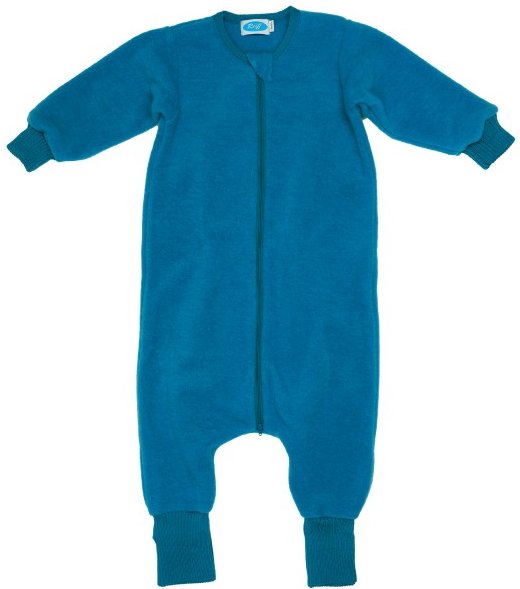 Thumbnail - Reiff - Kid's Fleeceschlafsack mit Bein und Arm - Kinderschlafsack Gr 74/80 blau