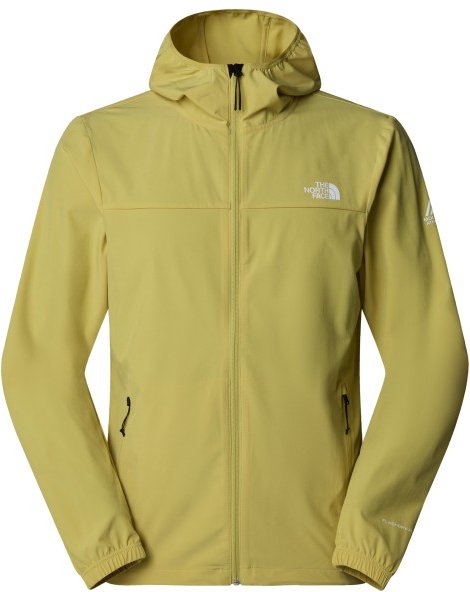 The North Face - Mountain Athletics Hooded Wind Jacket - Softshelljacke Gr XXL oliv/beige
