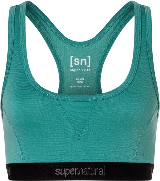 super.natural - Women's Tundra 220 Semplice Bra - Sport-BH Gr S türkis