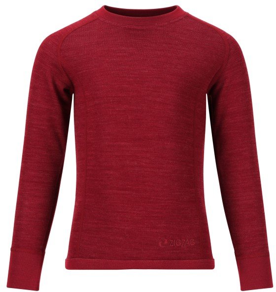 ZIG ZAG - Kid's Pattani Wool Underwear Set - Merinounterwäsche Gr 92/98 rot