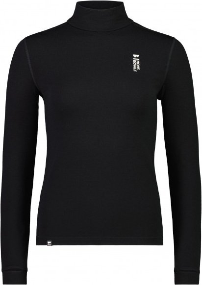 Mons Royale - Women's Cascade Mock Neck L/S - Merinounterwäsche Gr XS schwarz