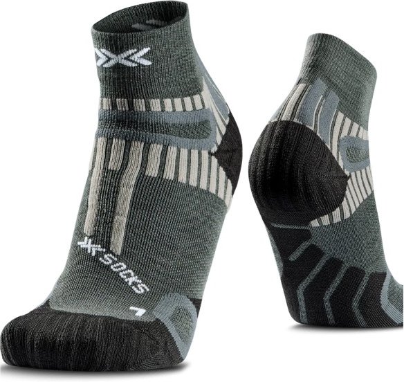 X-Socks - Hike Perform Merino Ankle - Wandersocken Gr 35-36 grau