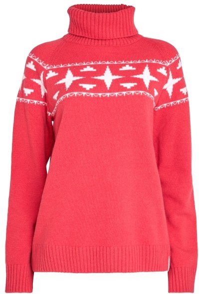 8848 Altitude - Women's Sage Wool Rollneck Sweat - Merinopullover Gr 44 rosa