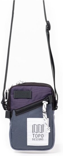 Topo Designs - Mini Shoulder Bag - Umhängetasche Gr 1 l grau/ slate