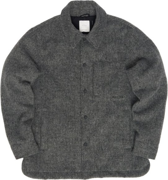 Thumbnail - Mazine - Vegan Wool Jacket - Freizeitjacke Gr M grau