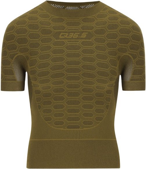 Q36.5 - Base Layer 2 Short Sleeve - Kunstfaserunterwäsche Gr L/XL oliv