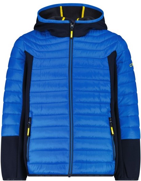 Thumbnail - CMP - Kid's Jacket Hybrid Fix Hood 35Z3214 - Hybridjacke Gr 110 blau