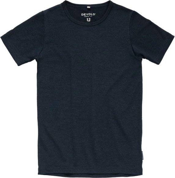 Devold - Kid's Classic Tee - Merinoshirt Gr 164 blau