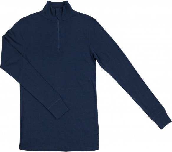 Joha - Blouse with Zip - Merinounterwäsche Gr XL blau