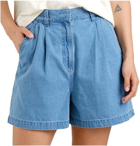 DEDICATED - Women's Shorts Djupvik Denim - Shorts Gr XS blau