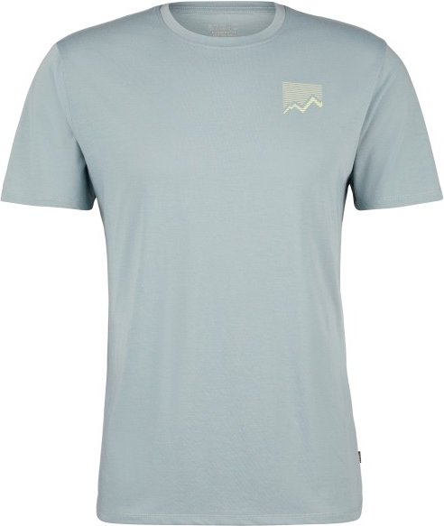 Stoic - PerformanceMerino BorgholmSt. Print T-Shirt - Merinoshirt Gr S grau