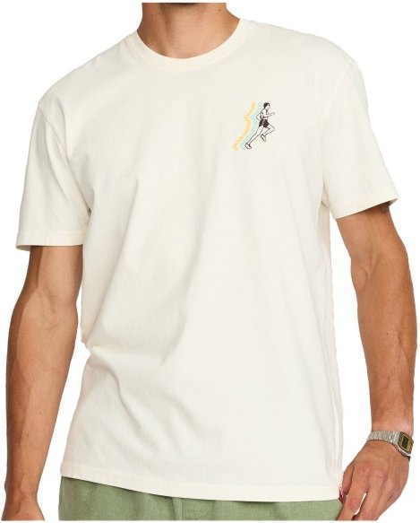 Revolution - Printed T-Shirt Run - T-Shirt Gr S weiß