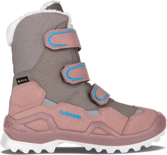 Thumbnail - Lowa - Kid's Milo Evo GTX Hi Junior - Winterschuhe Gr 32 rosa/braun