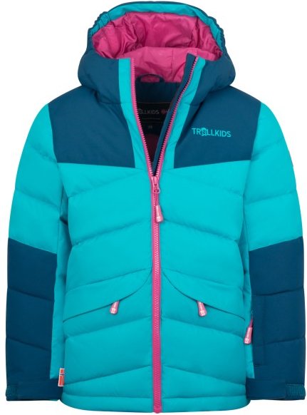 Trollkids - Girl's Narvik Jacket Pro - Kunstfaserjacke Gr 128 türkis