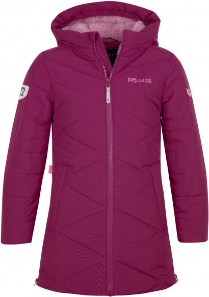 Trollkids - Girl's Bergen Coat - Mantel Gr 140 lila