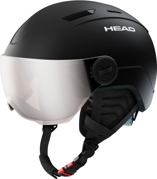 Thumbnail - Head - Kid's Mojo Visor S2 (VLT 20%) - Skihelm Gr 52-56 cm - XS/S schwarz/grau