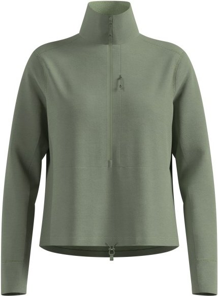 Thumbnail - Odlo - Women's Mid Layer 1/2 Zip Grid Fleece - Fleecejacke Gr XXS oliv