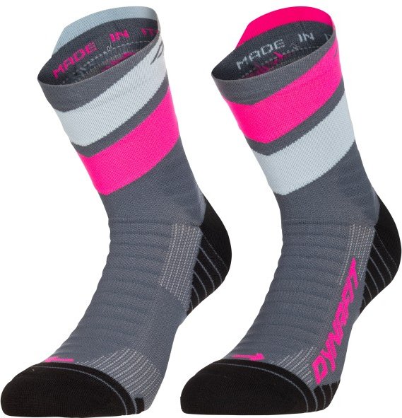 Dynafit - Ultra Mid - Laufsocken Gr 39-42 bunt