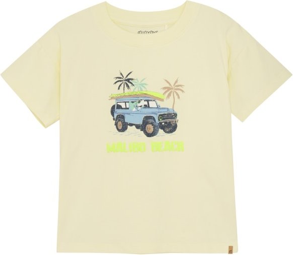 Minymo - Kid's T-Shirt S/S Slub Yarn - T-Shirt Gr 92 beige