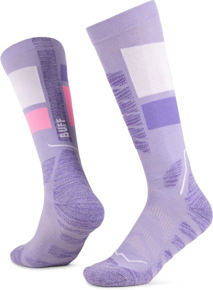 Buff - Thermonet Over The Calf - Skisocken Gr M - EU: 39-41 lila