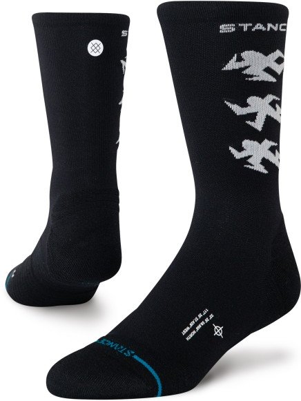 Stance - Runner Light Crew - Multifunktionssocken Gr 38-42 schwarz