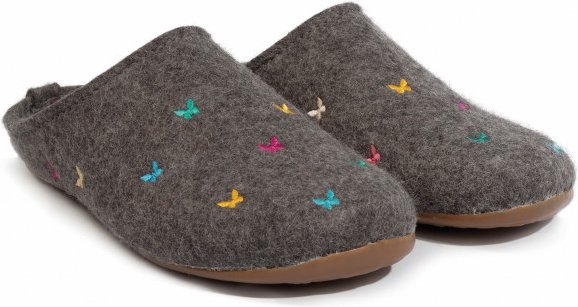 Haflinger - Women's Everest Farfalline - Hüttenschuhe Gr 38 grau
