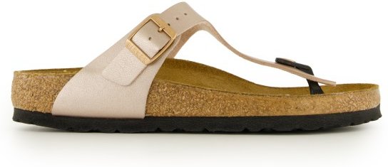 Birkenstock - Women's Gizeh BF Metallic - Sandalen Gr 40 - Regular beige