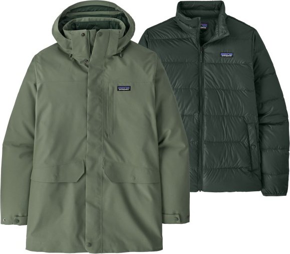 Patagonia - Tres 3-in-1 Parka - Parka Gr XS oliv