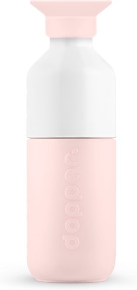 Dopper - Dopper Steel - Trinkflasche Gr 350 ml rosa/weiß