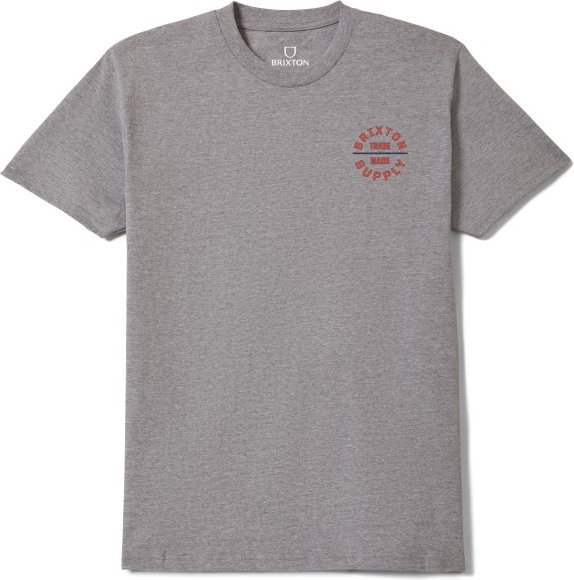 Brixton - Oath V S/S Standard - T-Shirt Gr XL grau