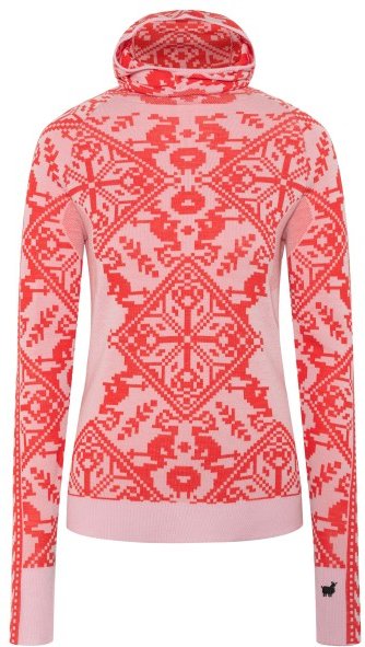 Thumbnail - Kari Traa - Women's Saga Hood - Merinounterwäsche Gr L rosa/rot