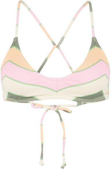 Roxy - Women's Vista Stripe Strappy Bra - Bikini-Top Gr M weiß