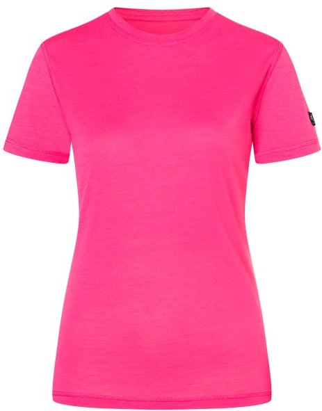 super.natural - Women's Sierra 140 Tee - Merinoshirt Gr XS rosa