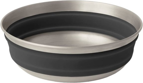 Sea to Summit - Detour Stainless Steel Collapsible Bowl - Schüssel Gr Medium grau