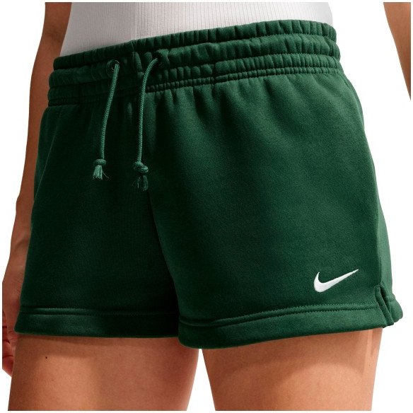 Thumbnail - Nike - Women's NSW Phoenix Fleece Mid-Rise Shorts - Laufshorts Gr L grün