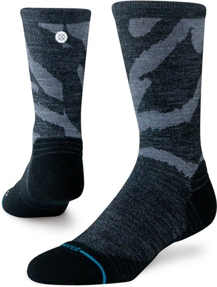 Stance - Digi Dash Light Wool Crew - Multifunktionssocken Gr 38-42 blau/schwarz