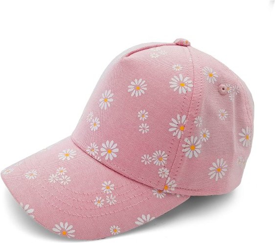 maximo - Kid's Mini Girl-Cap Margerite Klettverschluss - Cap Gr 51-53 cm rosa